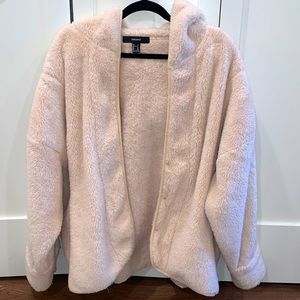 teddy coat! Feels like a blanket! Barely worn:) size M
